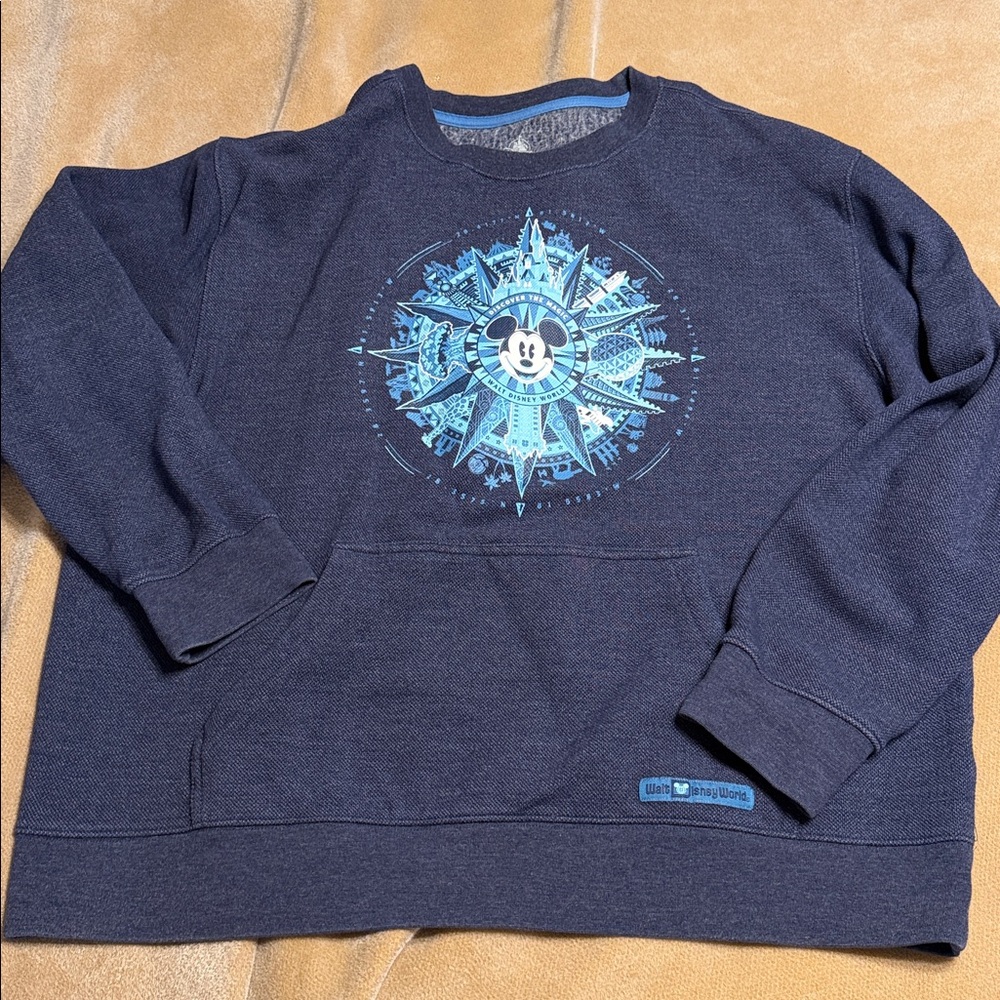 Disney Parks Authentic Blue Sweatshirt XXL